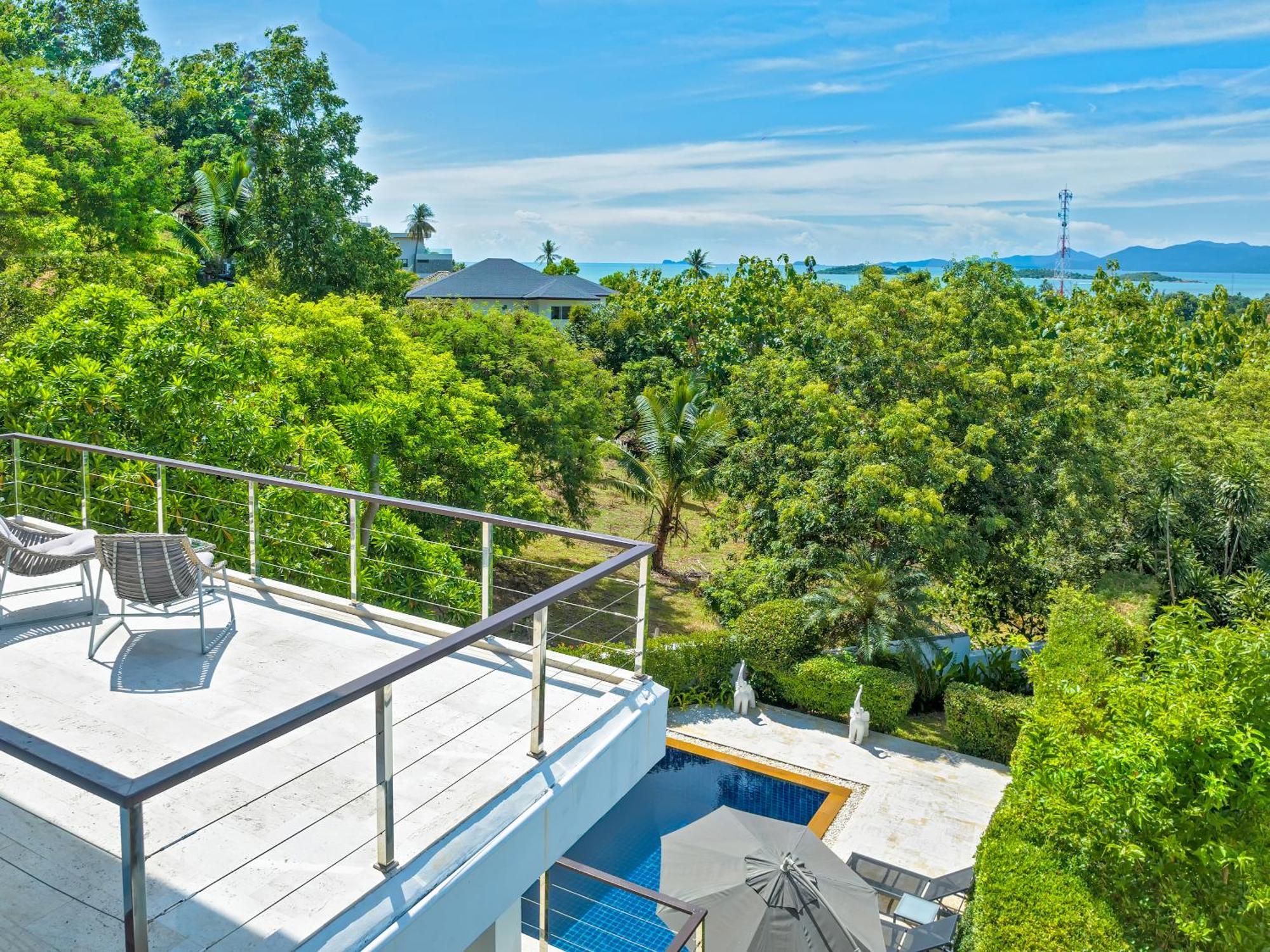 3 Bedroom Luxury 5 Star Seaview Villa Esprit Sdv087-By Samui Dream Villas Strand Bang Rak Exterior foto